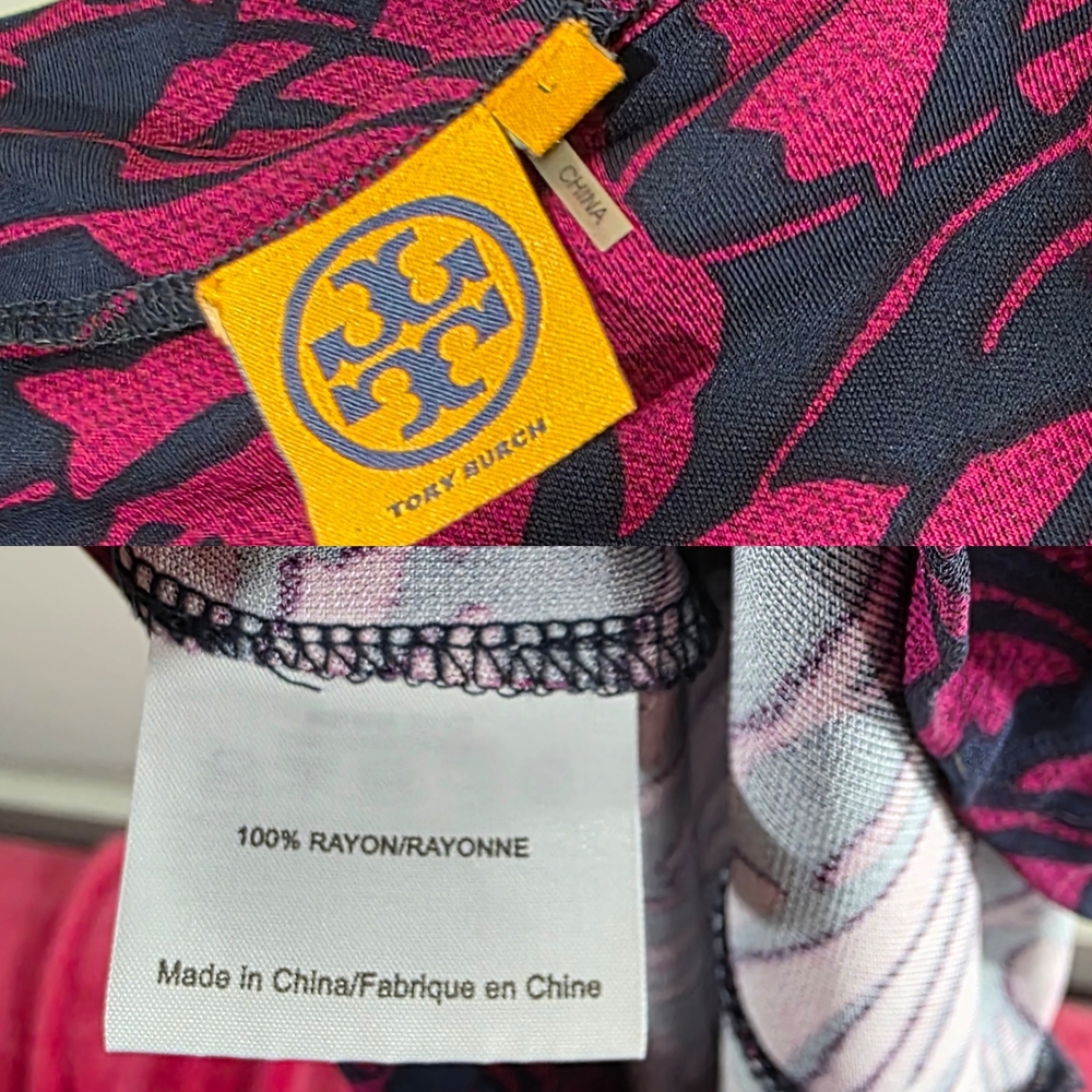 TORY BURCH | 'etta' print blouson dress - Picture 7 of 7